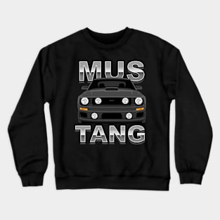 Black Mus Tang American Muscle Vehicle 2009 GT Crewneck Sweatshirt